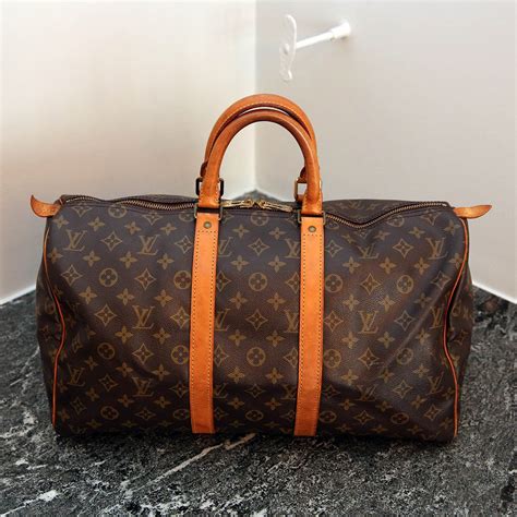 louis vuitton keepal 45 double zippera